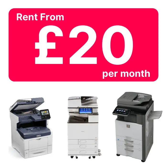 Printer rental Chorley - Rent a printer in Chorley today